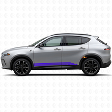 Autocollant en vinyle pour bas de caisse avec bandes incurvées pour Dodge Hornet 2023+ 2