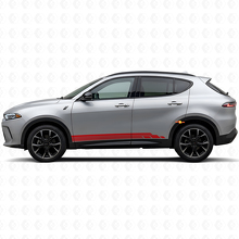 Autocollant en vinyle pour bas de caisse avec bandes incurvées pour Dodge Hornet 2023+ 3