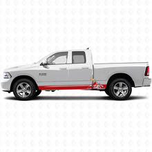 Autocollant en vinyle décoratif style montagnes pour bas de caisse Dodge Ram 1500 2011-2018 3