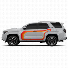 Autocollants Vinyles Graphiques Latéraux Rayures Fermées Pour Toyota 4Runner 2