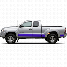 Autocollant en vinyle pour bas de caisse lignes droites pour Toyota Tacoma 2004-2015 2