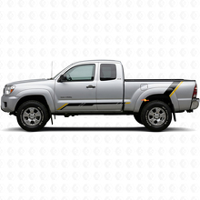 Kit d'autocollants en vinyle à rayures jumelles pour porte et aile arrière pour Toyota Tacoma 2004-2015 2