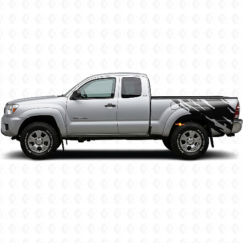 Autocollant vinyle graphique éclaboussures de boue latéral arrière pour Toyota Tacoma 2004-2015