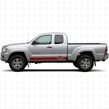 Autocollant en vinyle bandes style montagnes pour bas de caisse Toyota Tacoma 2004-2015 3