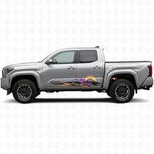 Autocollant latéral en vinyle graphique Sakura japonais pour Toyota Tacoma 2023+ 2