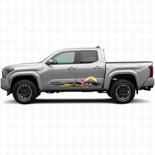 Autocollant latéral en vinyle graphique Sakura japonais pour Toyota Tacoma 2023+ 3