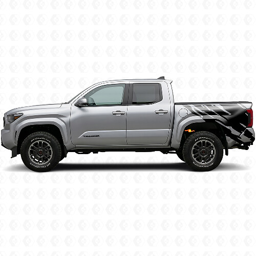 Autocollant vinyle graphique éclaboussure de boue arrière latéral pour Toyota Tacoma 2023+ 1