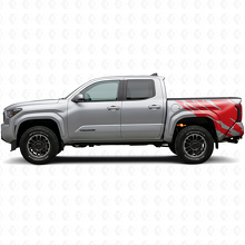 Autocollant vinyle graphique éclaboussure de boue arrière latéral pour Toyota Tacoma 2023+ 3