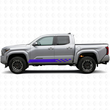 Autocollant en vinyle à rayures damier pour bas de caisse Toyota Tacoma 2023+ 2