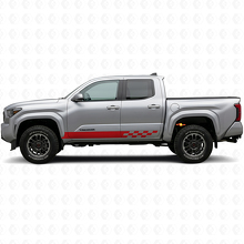 Autocollant en vinyle à rayures damier pour bas de caisse Toyota Tacoma 2023+ 3