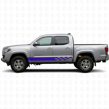 Autocollant en vinyle à rayures damier pour bas de caisse Toyota Tacoma 2015-2023 2