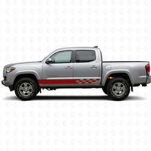 Autocollant en vinyle à rayures damier pour bas de caisse Toyota Tacoma 2015-2023 3