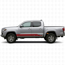 Autocollant vinyle pour panneau latéral de porte à bandes courbées pour Toyota Tacoma 2015-2023 3
