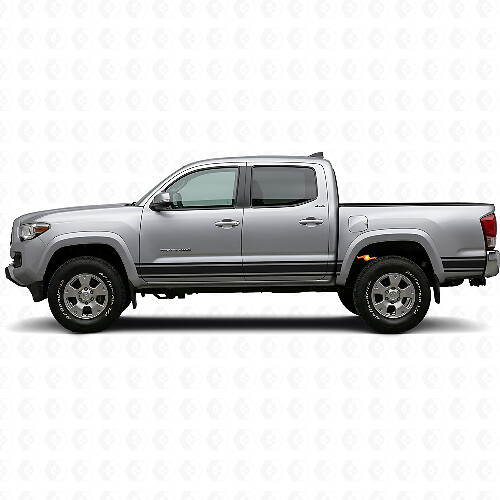 Autocollant en vinyle pour bas de caisse à lignes droites pour Toyota Tacoma 2015-2023