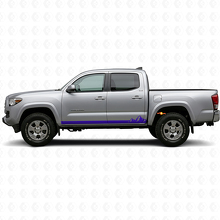Autocollant en vinyle à fines rayures de panneau bas de caisse Montagnes pour Toyota Tacoma 2015-2023 2