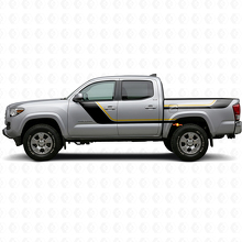 Kit de décalcomanies en vinyle à rayures jumelles pour porte et côté arrière pour Toyota Tacoma 2015-2023 2