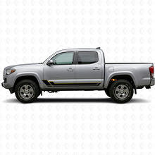 Kit de décalcomanies en vinyle à bandes doubles pour bas de caisse Toyota Tacoma 2015-2023 2
