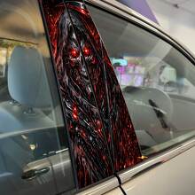 Autocollant en vinyle Cyber Reaper Skull Pillar Doors 2