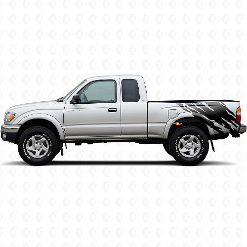 Autocollant en vinyle graphique éclaboussures de boue arrière côté pour Toyota Tacoma 1995-2004