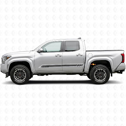 Autocollant vinyle bande latérale pour porte Toyota Tacoma 2023