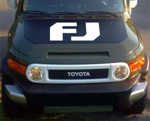 Autocollant Vinyle Logo FJ pour Capot Toyota FJ Cruiser