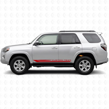 Autocollant en vinyle à rayures courbes à damier pour bas de caisse Toyota 4Runner 2009-2024 3