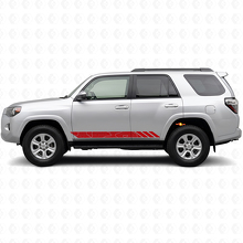 Autocollant en vinyle à rayures style topographique pour portes Toyota 4Runner 2009-2024 3