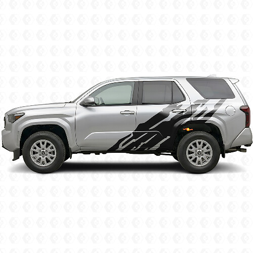 Autocollant en vinyle graphique éclaboussures de boue latéral pour Toyota 4Runner 2024+ 1