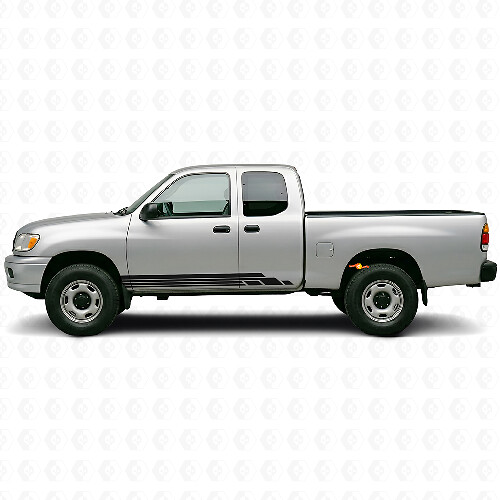 Kit de décalcomanies en vinyle à bandes incurvées pour bas de caisse Toyota Tundra 1999-2006