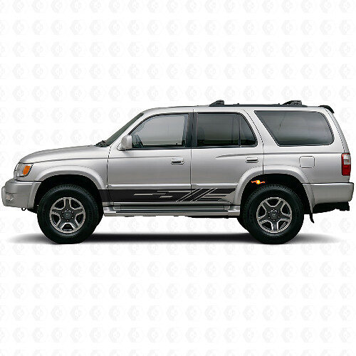 Autocollant en vinyle décoratif à bandes pour bas de caisse Toyota 4Runner 1995-2002 1