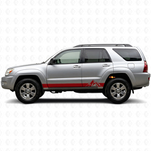 Autocollant en vinyle bandes larges montagnes pour bas de caisse Toyota 4Runner 2002-2009 3