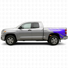 Autocollant vinyl graphique éclaboussures de boue arrière latéral pour Toyota Tundra 2007-2021 2