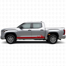 Autocollant Vinyle à Bandes Fines Montagne pour Bas de Caisse Toyota Tundra 2022+ 3