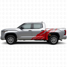 Autocollant vinyle latéral graphique éclaboussures de boue pour Toyota Tundra 2022+ 3