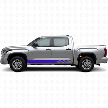 Autocollant en vinyle à bandes à damier pour bas de caisse Toyota Tundra 2022+ 2