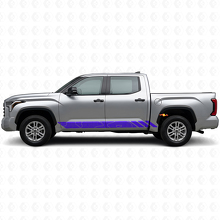 Autocollant en vinyle à rayures de style topographique pour portes Toyota Tundra 2022+ 2