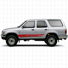 Autocollant Vinyle Décoratif de Bas de Caisson avec Bandes pour Toyota 4Runner 1989-1995 3