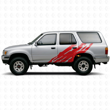 Autocollant latéral en vinyle motif éclaboussure de boue pour Toyota 4Runner 1989-1995 3