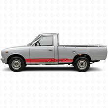 Autocollant en vinyle à bandes entrelacées pour bas de caisse Toyota Hilux 1968-1972 3