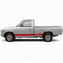 Autocollant en vinyle à larges bandes montagnes pour bas de caisse Toyota Hilux 1968-1972 3