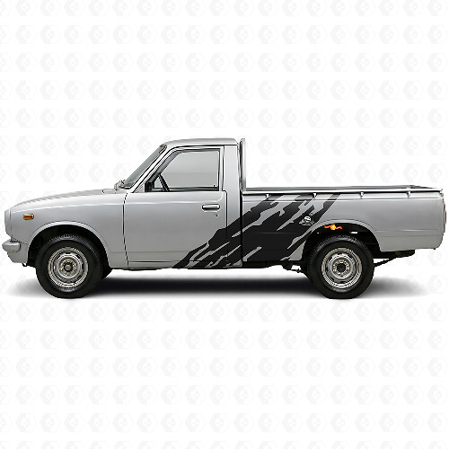 Décalcomanie latérale en vinyle avec motif éclaboussures de boue pour Toyota Hilux 1968-1972 1