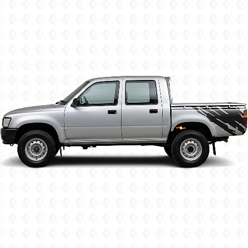 Autocollant vinyl graphique éclaboussures de boue arrière latéral pour Toyota Hilux 1988-1997