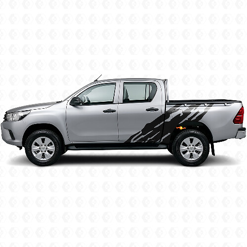 Autocollant Vinyle Graphique de Projection de Boue Latéral pour Toyota Hilux 2015+ 1