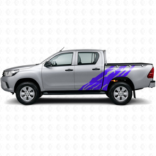 Autocollant Vinyle Graphique de Projection de Boue Latéral pour Toyota Hilux 2015+ 2
