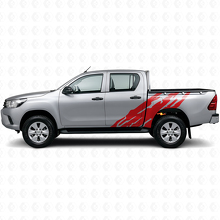 Autocollant Vinyle Graphique de Projection de Boue Latéral pour Toyota Hilux 2015+ 3