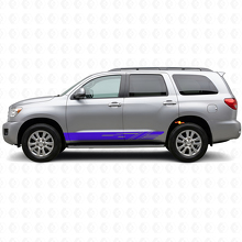 Kit de décalcomanies en vinyle pour bas de caisse avec bandes décorées pour Toyota Sequoia 2007-2022 2