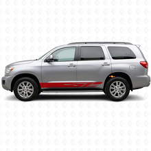 Kit de décalcomanies en vinyle pour bas de caisse avec bandes décorées pour Toyota Sequoia 2007-2022 3