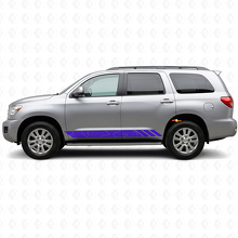 Autocollant en vinyle de style topographique pour portes Toyota Sequoia 2007-2022 2