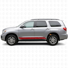 Autocollant en vinyle de style topographique pour portes Toyota Sequoia 2007-2022 3