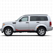 Autocollant vinyle latéral à rayures nid d'abeille pour Dodge Nitro 2007-2011 3